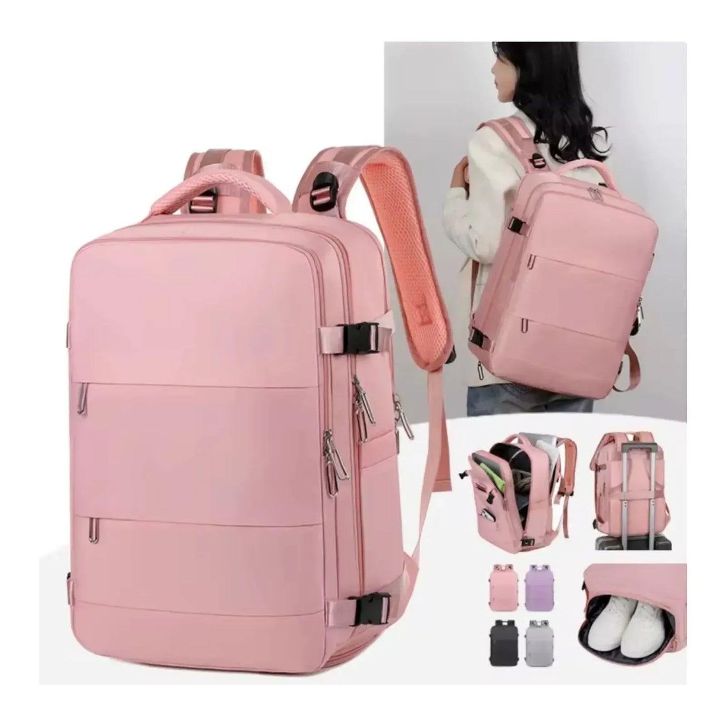 Bolso de Viaje Multifuncional con Puerto USB Integrado