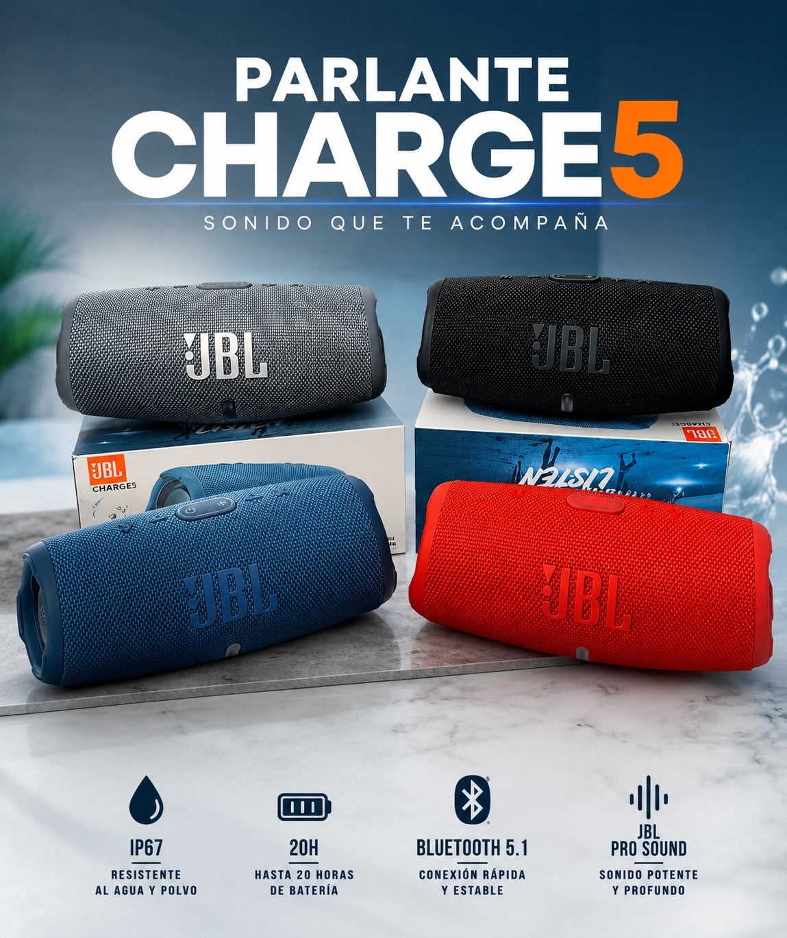 PARLANTE CHARGE 5