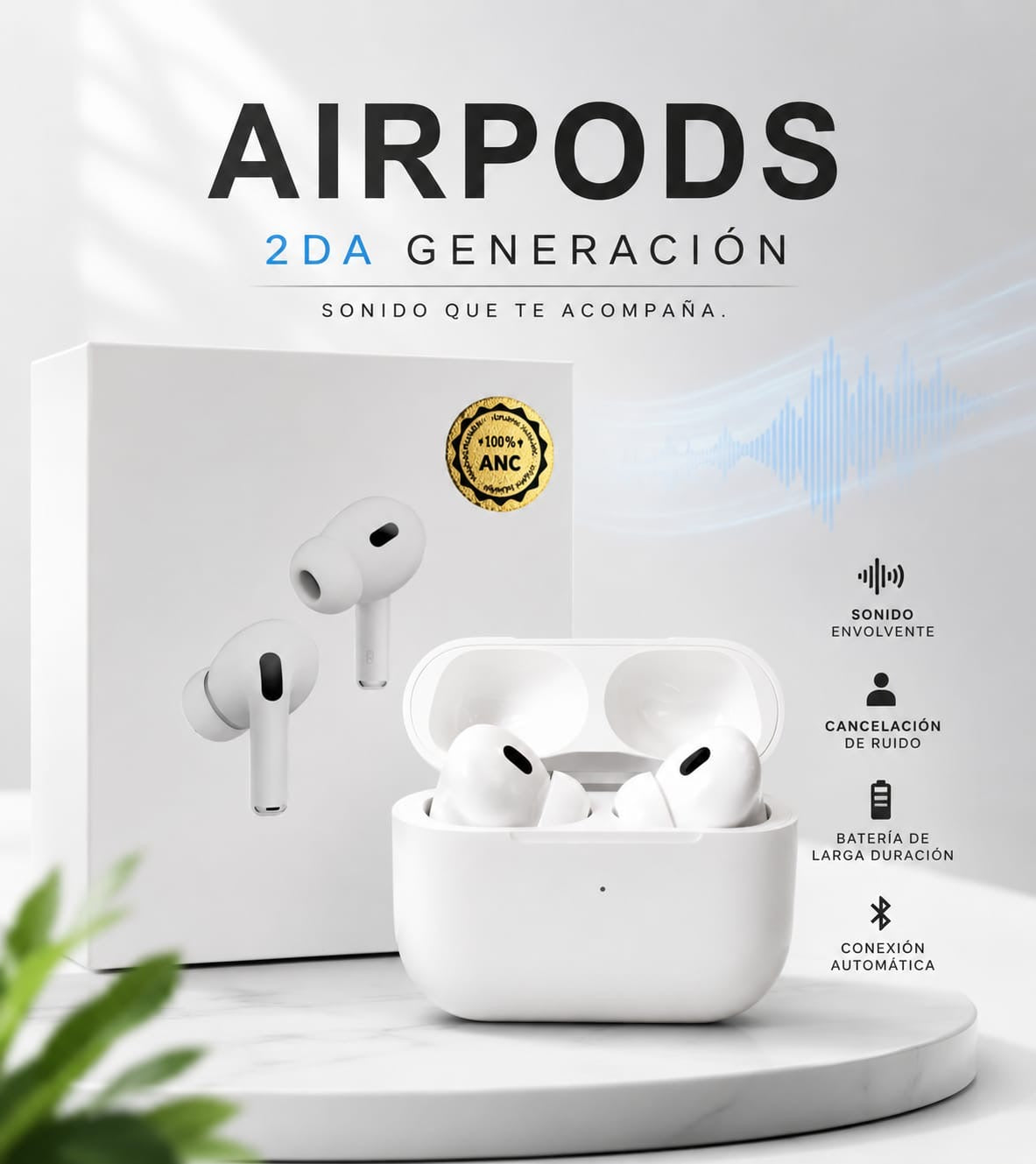 AIRPODS 2DA GENERACIÓN