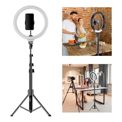 ARO DE LUZ 36 CM CON TRÍPODE PROFESIONAL