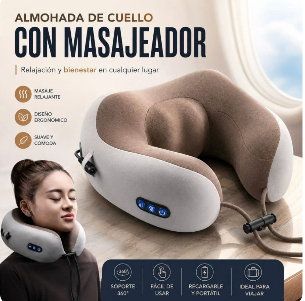 ALMOHADA CON MASAJEADOR
