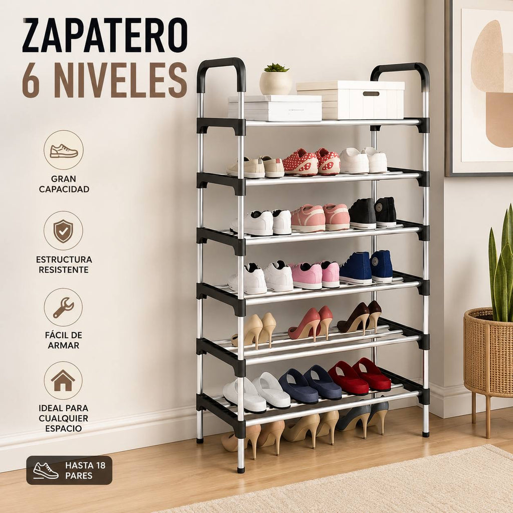 ZAPATERO DE 6 NIVELES