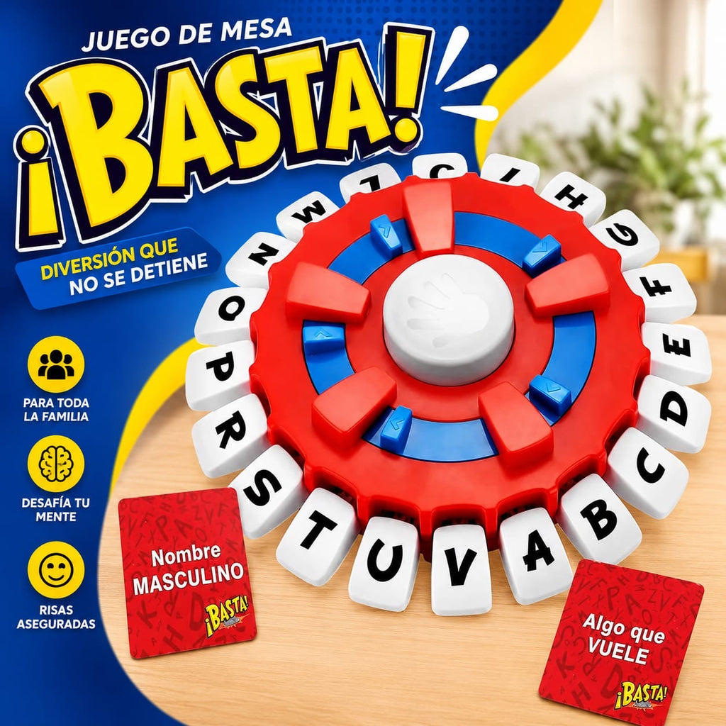 La diversión comienza con JUEGO DE MESA BASTA