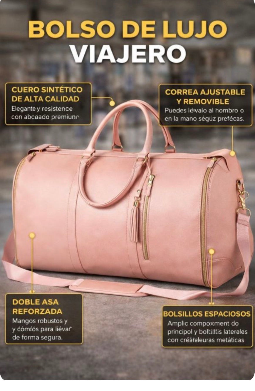 BOLSO DE LUJO VIAJERO – GRAN CAPACIDAD Y DISEÑO ELEGANTE