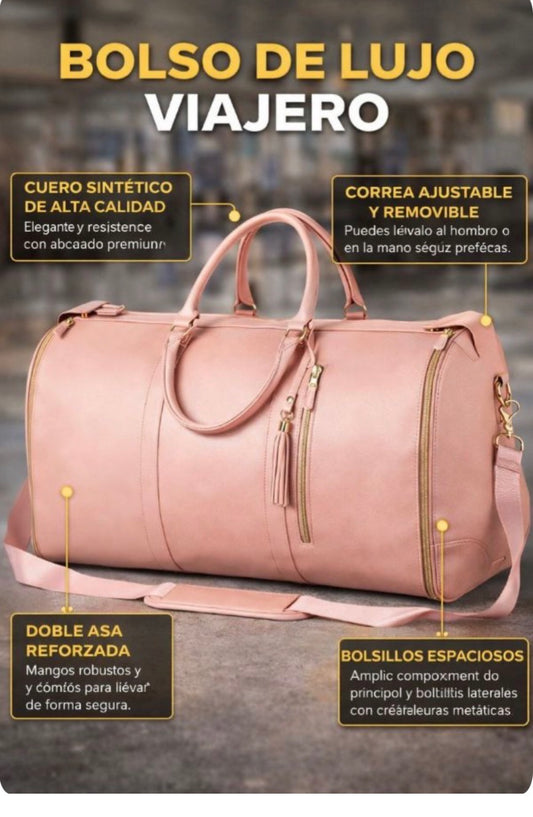 BOLSO DE LUJO VIAJERO – GRAN CAPACIDAD Y DISEÑO ELEGANTE