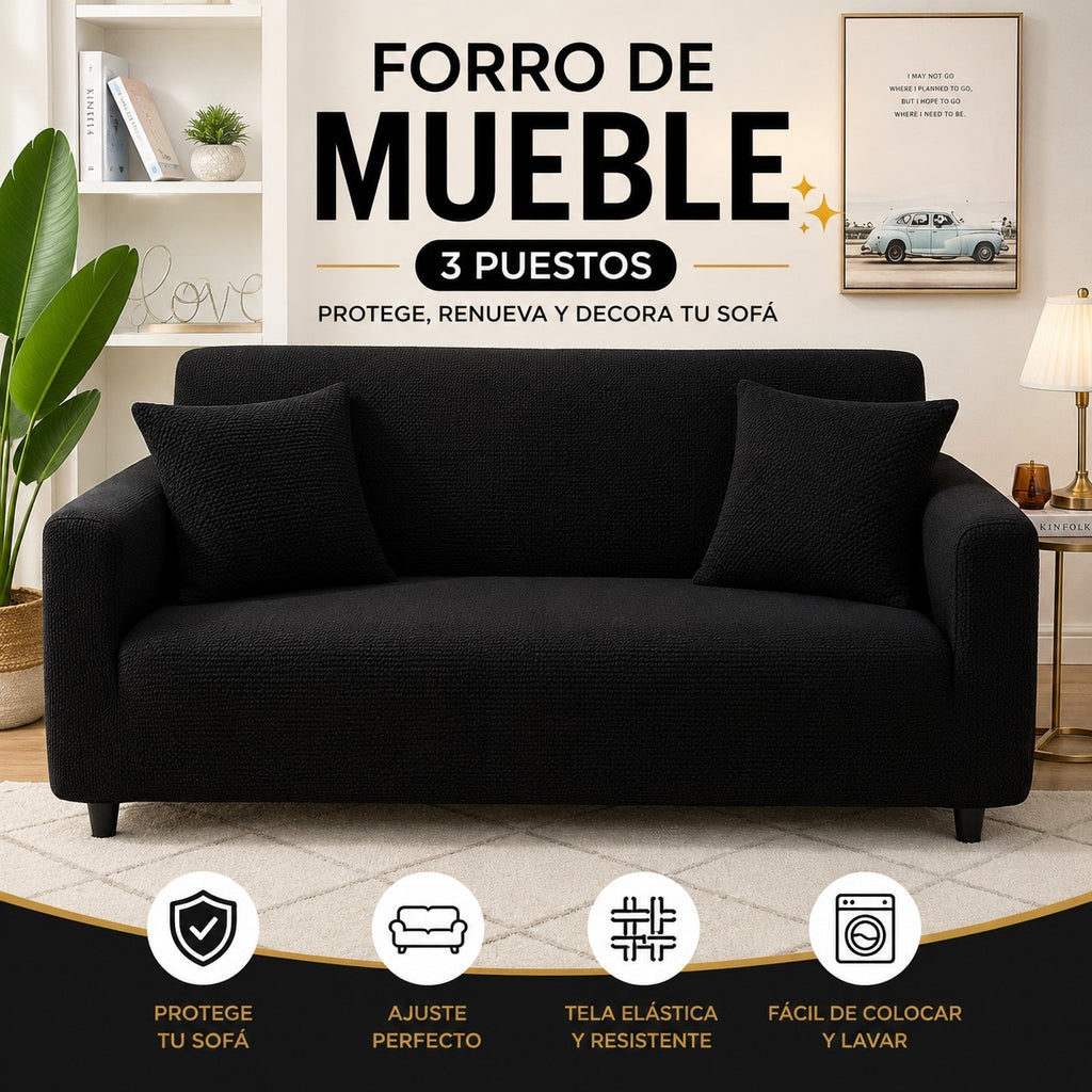 FORRO DE MUEBLE 3 PUESTOS